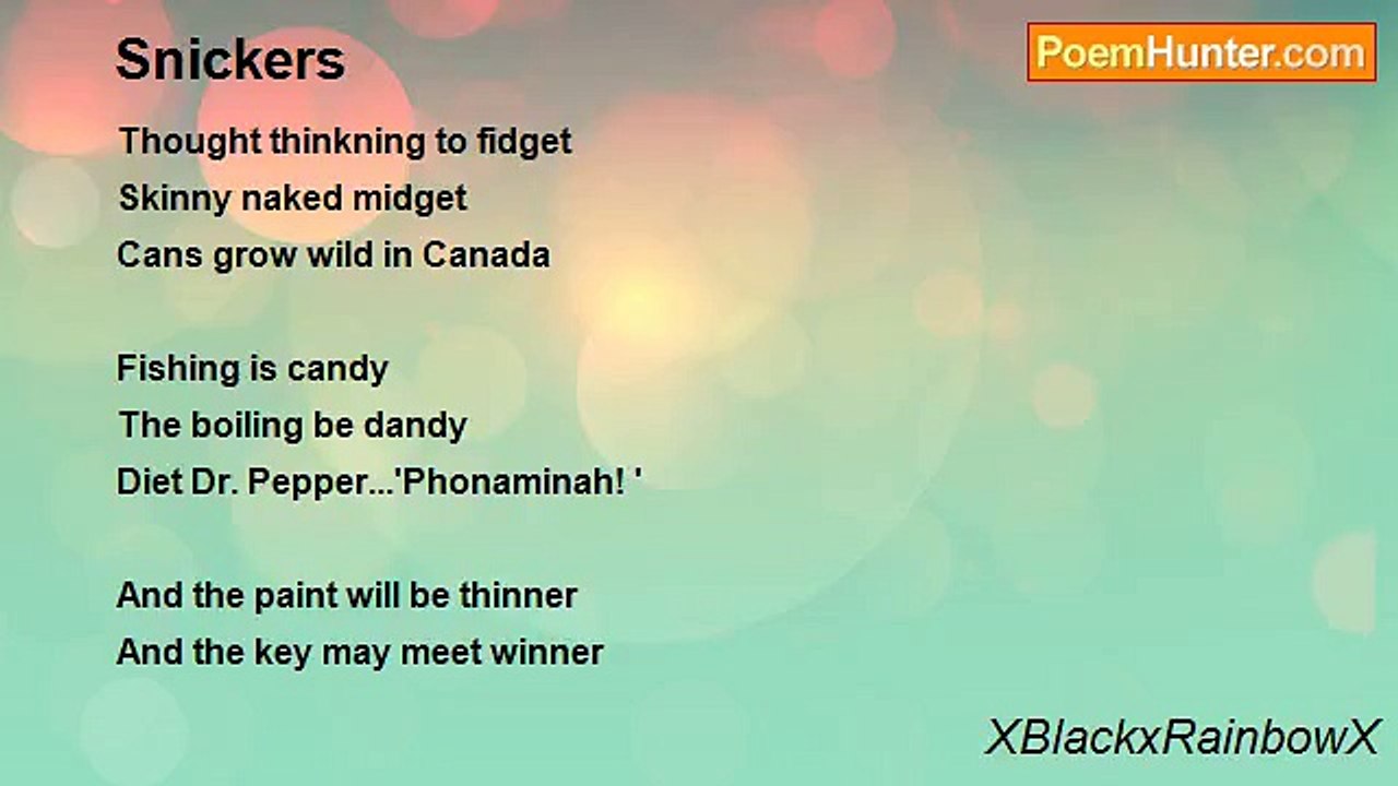 XBlackxRainbowX - Snickers