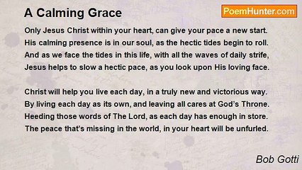 Bob Gotti - A Calming Grace