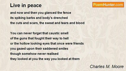 Charles M. Moore - Live in peace