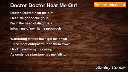 Stanley Cooper - Doctor Doctor Hear Me Out