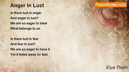 Elya Thorn - Anger In Lust