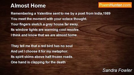 Sandra Fowler - Almost Home
