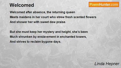 Linda Hepner - Welcomed