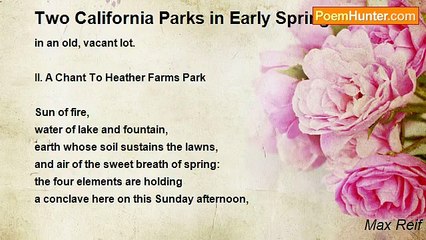 Max Reif - Two California Parks in Early Spring