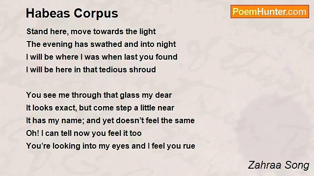 Zahraa Song - Habeas Corpus