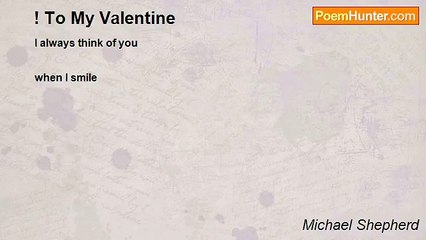 Michael Shepherd - ! To My Valentine