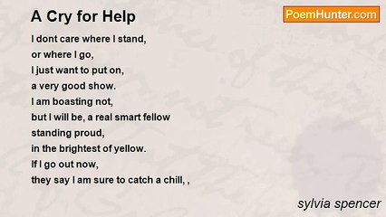 sylvia spencer - A Cry for Help