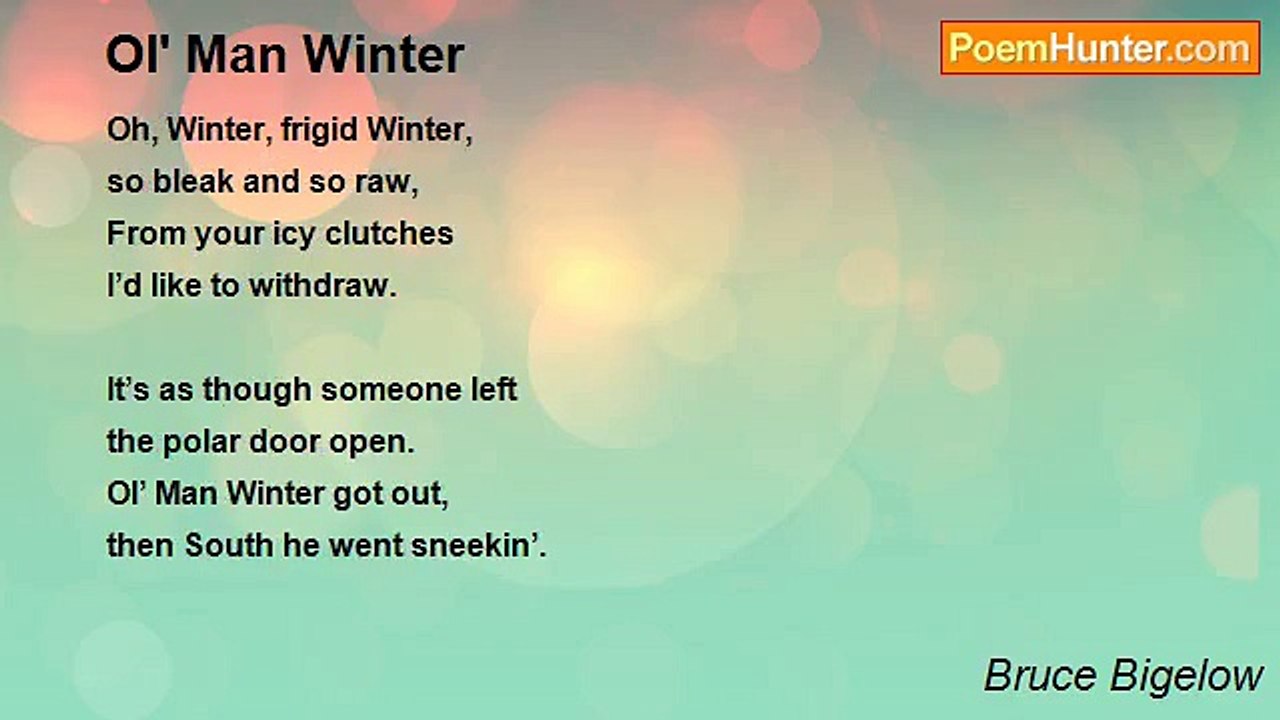 Bruce Bigelow - Ol' Man Winter