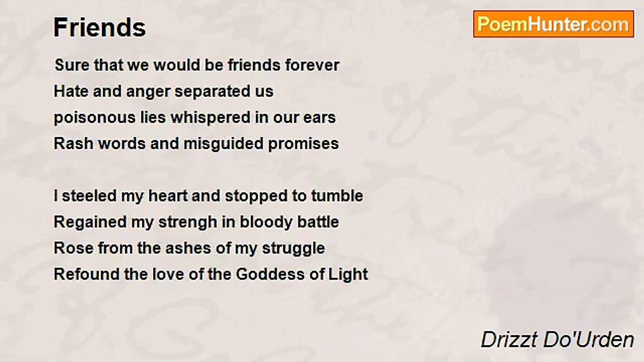 Drizzt Do'Urden - Friends