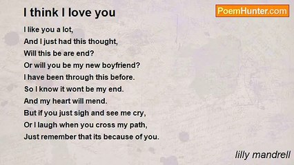 lilly mandrell - I think I love you