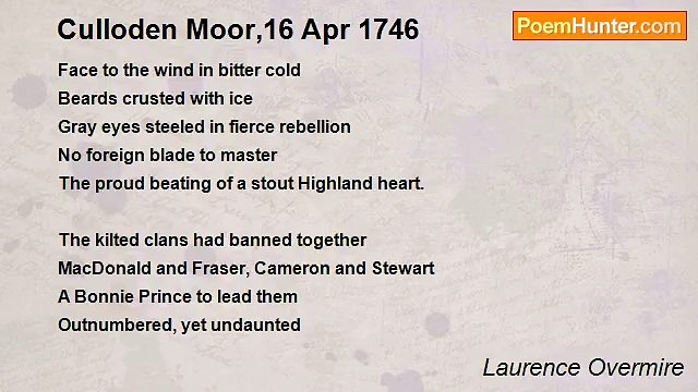 Laurence Overmire - Culloden Moor,16 Apr 1746