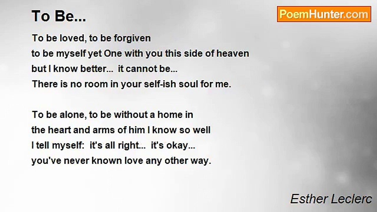 Esther Leclerc - To Be...