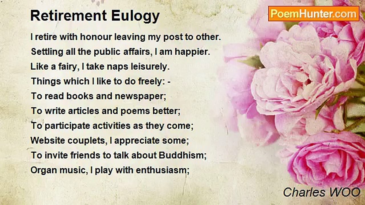 Charles WOO - Retirement Eulogy