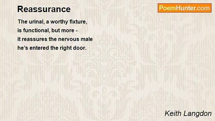 Keith Langdon - Reassurance