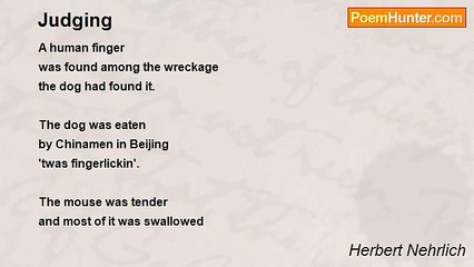 Herbert Nehrlich - Judging