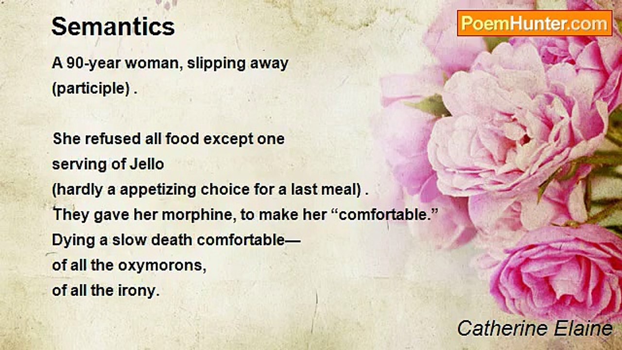 Catherine Elaine - Semantics