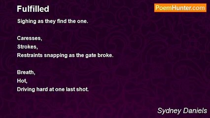 Sydney Daniels - Fulfilled