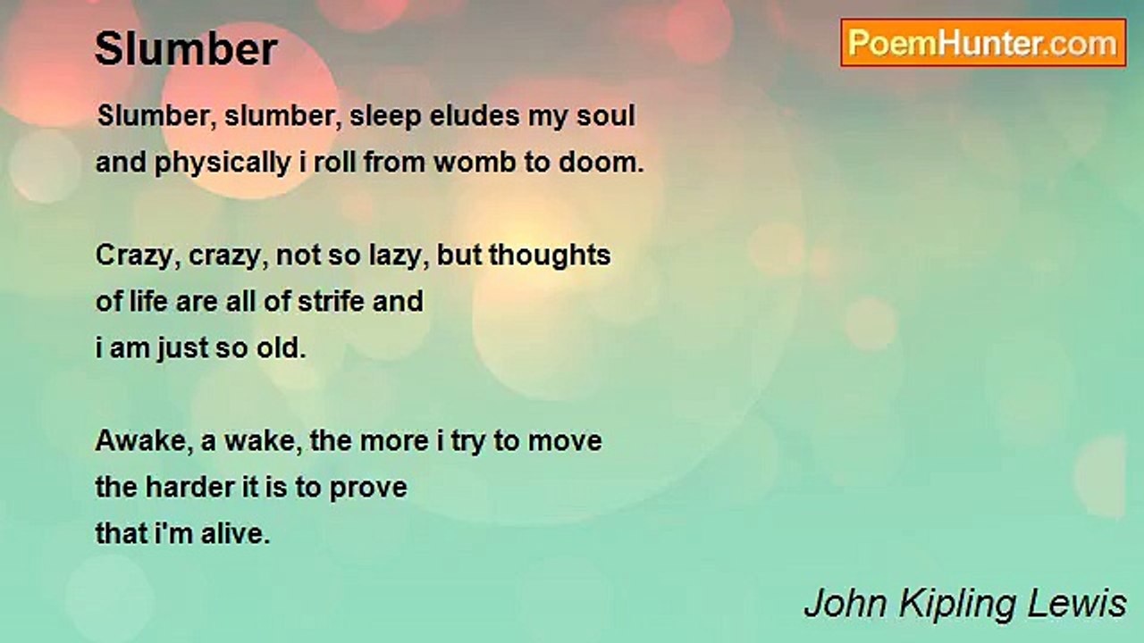 John Kipling Lewis - Slumber