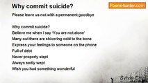 Sylvia Chidi - Why commit suicide?