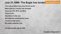 Nadalia Bagratuni - July 21,1969- The Eagle has landed