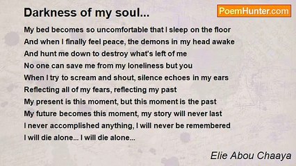 Elie Abou Chaaya - Darkness of my soul...