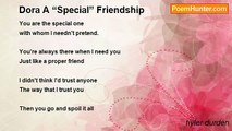 tiyler durden - Dora A “Special” Friendship