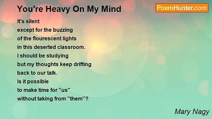 Mary Nagy - You're Heavy On My Mind
