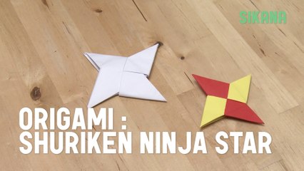 Origami: How to Make a Shuriken Ninja Star