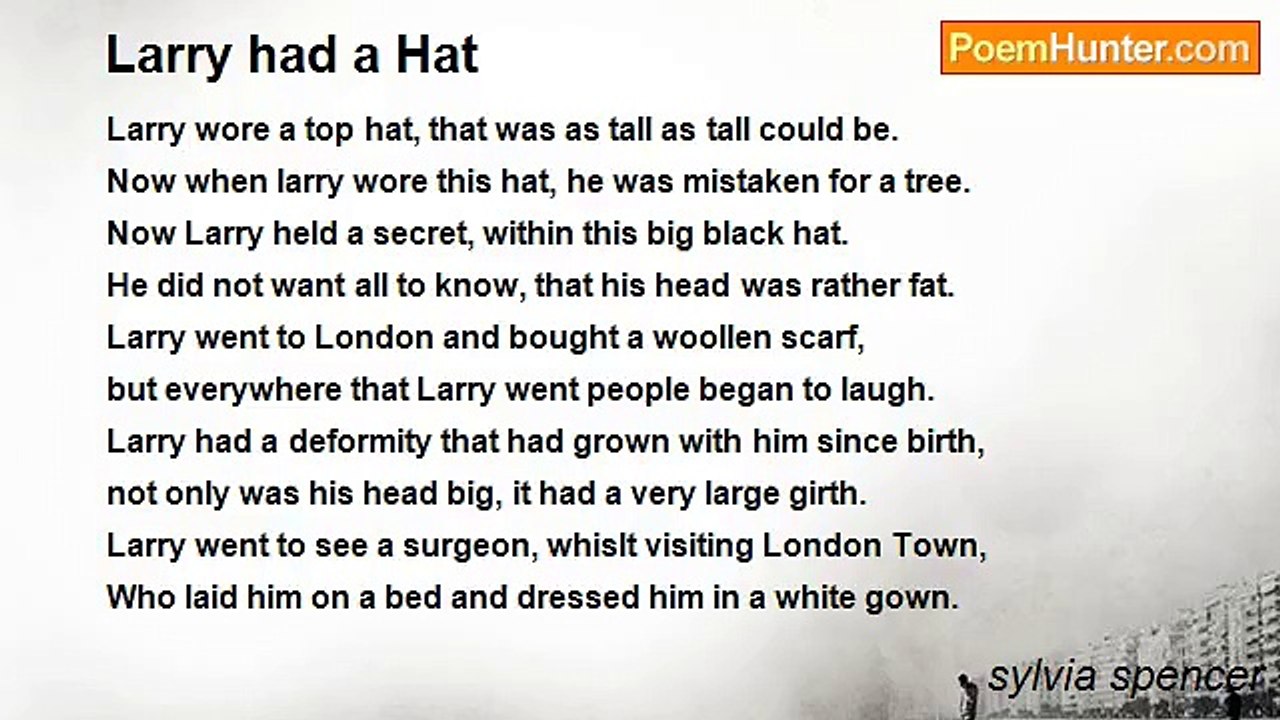 sylvia spencer - Larry had a Hat