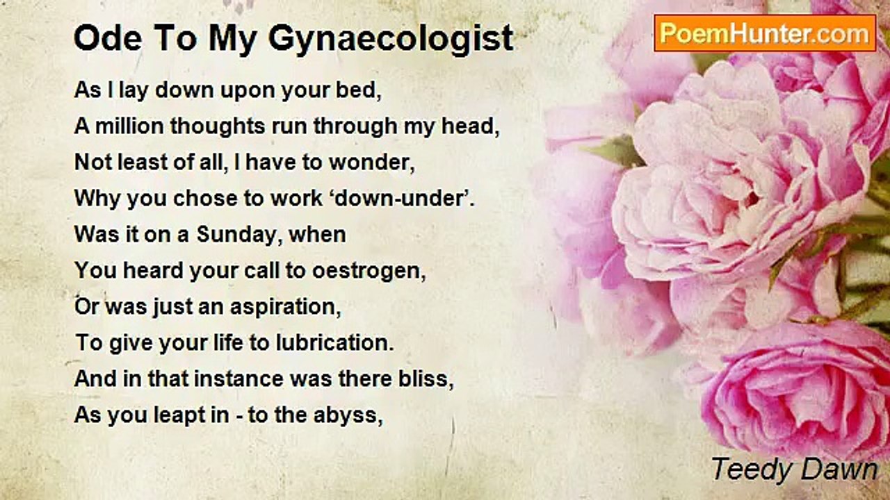 Teedy Dawn - Ode To My Gynaecologist