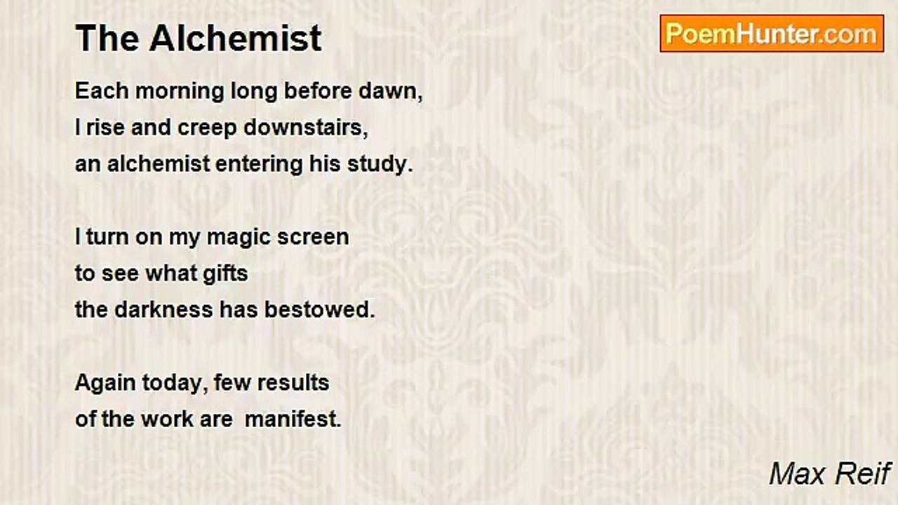 Max Reif - The Alchemist