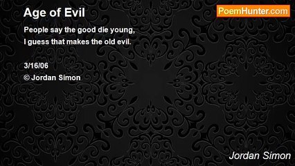 Jordan Simon - Age of Evil