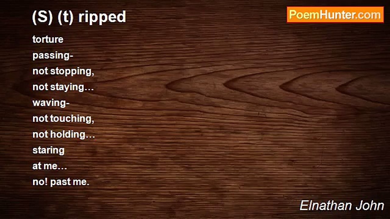 Elnathan John - (S) (t) ripped