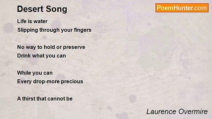 Laurence Overmire - Desert Song