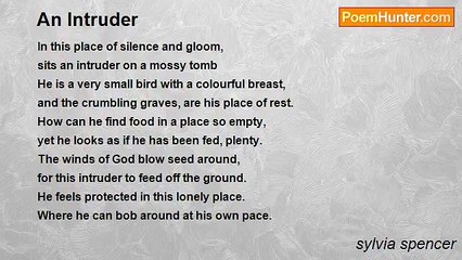 sylvia spencer - An Intruder