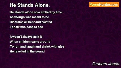 Graham Jones - He Stands Alone.
