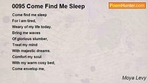 Moya Levy - 0095 Come Find Me Sleep