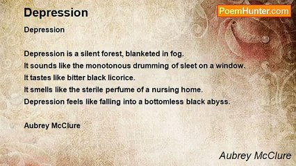 Aubrey McClure - Depression