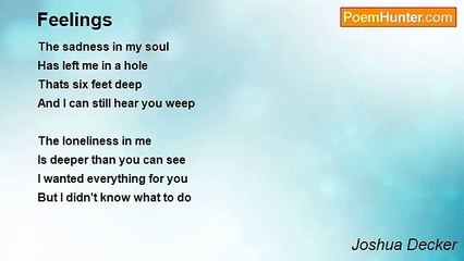 Joshua Decker - Feelings