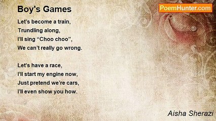 Aisha Sherazi - Boy's Games