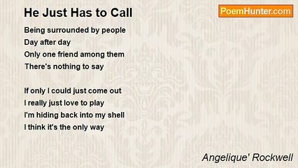 Angelique' Rockwell - He Just Has to Call