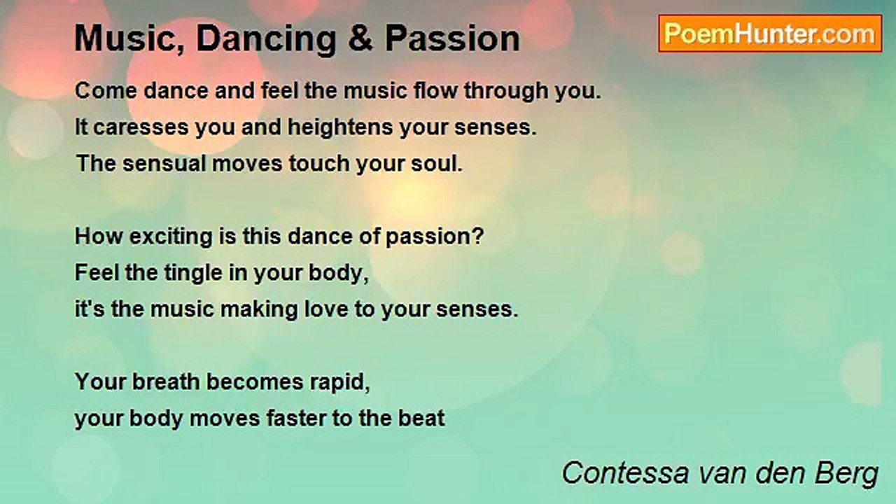 Contessa van den Berg - Music, Dancing & Passion