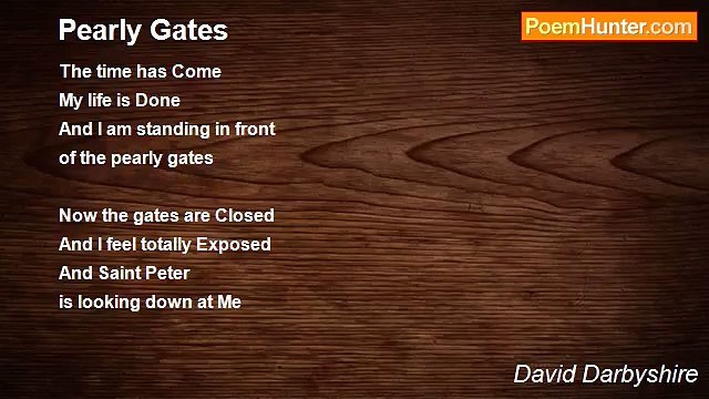 David Darbyshire - Pearly Gates