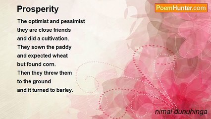 nimal dunuhinga - Prosperity