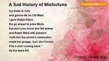 Charles Chaim Wax - A Sad History of Misfortune