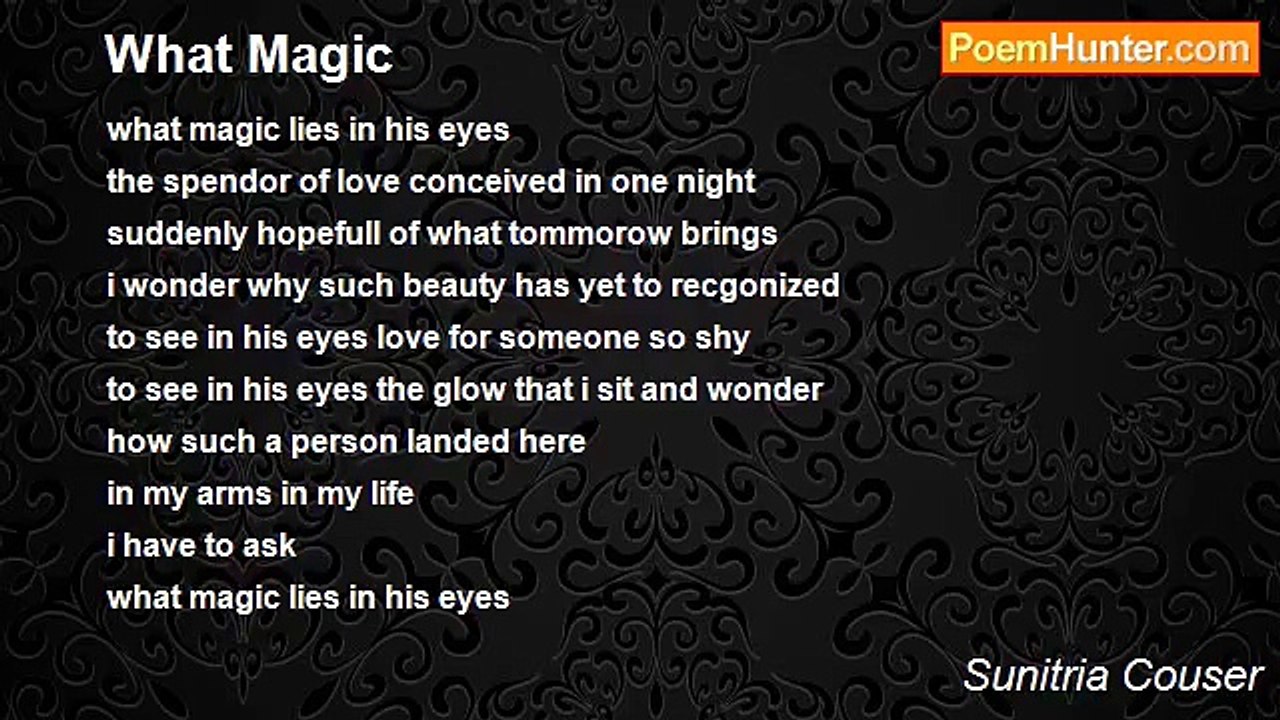 Sunitria Couser - What Magic