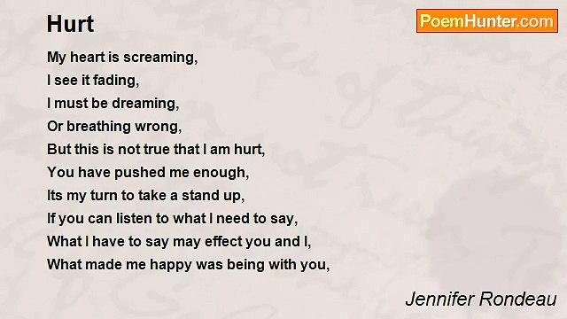 Jennifer Rondeau - Hurt