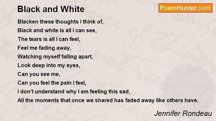 Jennifer Rondeau - Black and White