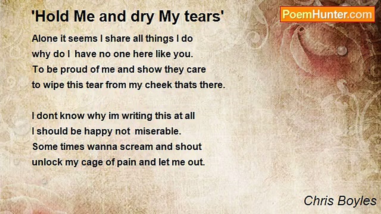 Chris Boyles - 'Hold Me and dry My tears'