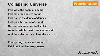daubmir nadir - Collapsing Universe